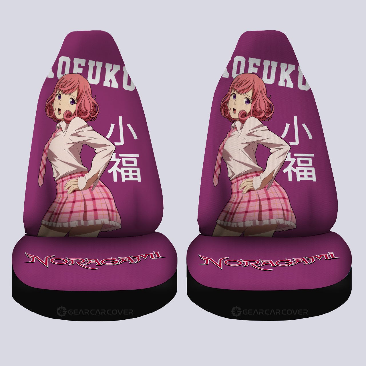 Kofuku Car Seat Covers Custom Noragami Car Accessories - Gearcarcover - 4