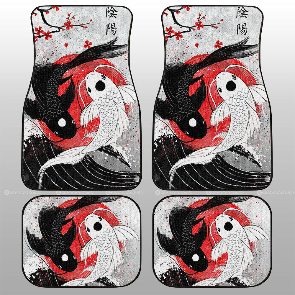 Koi Fish Car Floor Mats Custom Car Accessories - Gearcarcover - 1