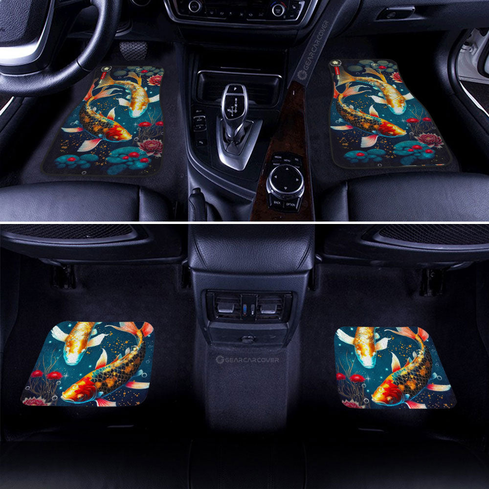 Koi Fish Car Floor Mats Custom Car Accessories - Gearcarcover - 2