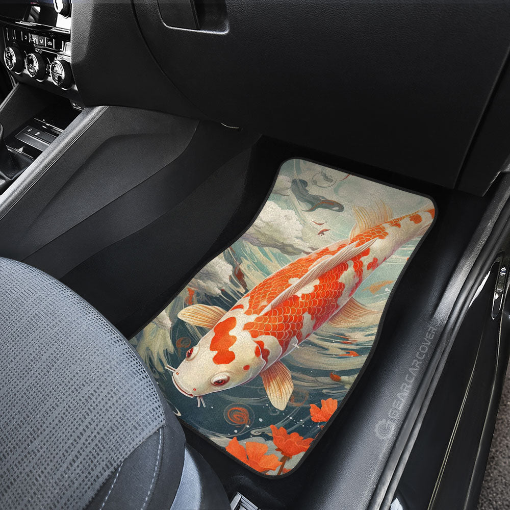 Koi Fish Car Floor Mats Custom Car Accessories - Gearcarcover - 3