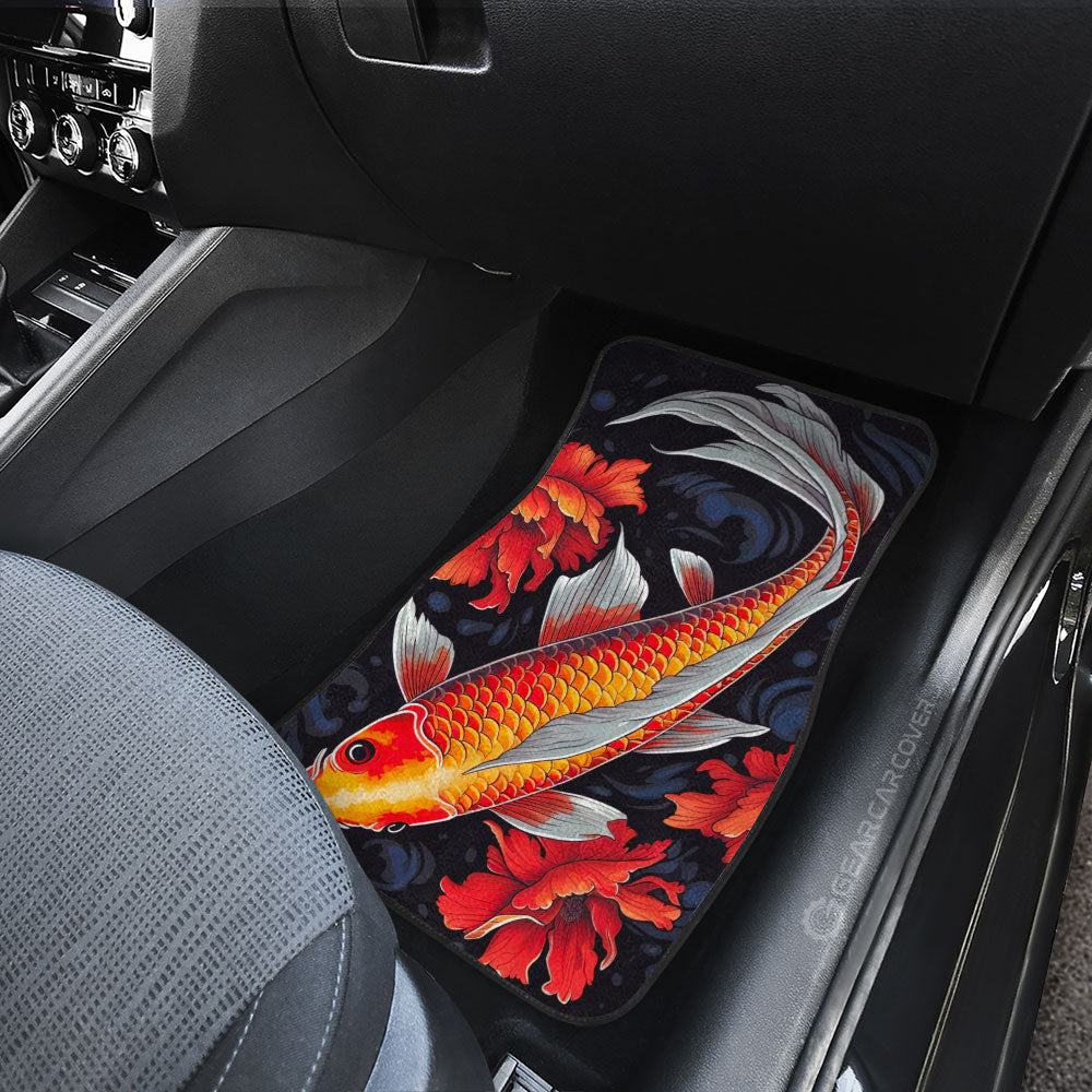 Koi Fish Car Floor Mats Custom Car Accessories - Gearcarcover - 3