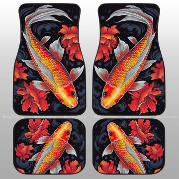 Koi Fish Car Floor Mats Custom Car Accessories - Gearcarcover - 1