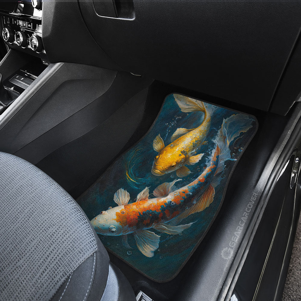 Koi Fish Car Floor Mats Custom Car Accessories - Gearcarcover - 3