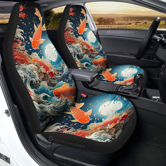 Koi Fish Car Seat Covers Custom Car Accessories - Gearcarcover - 2