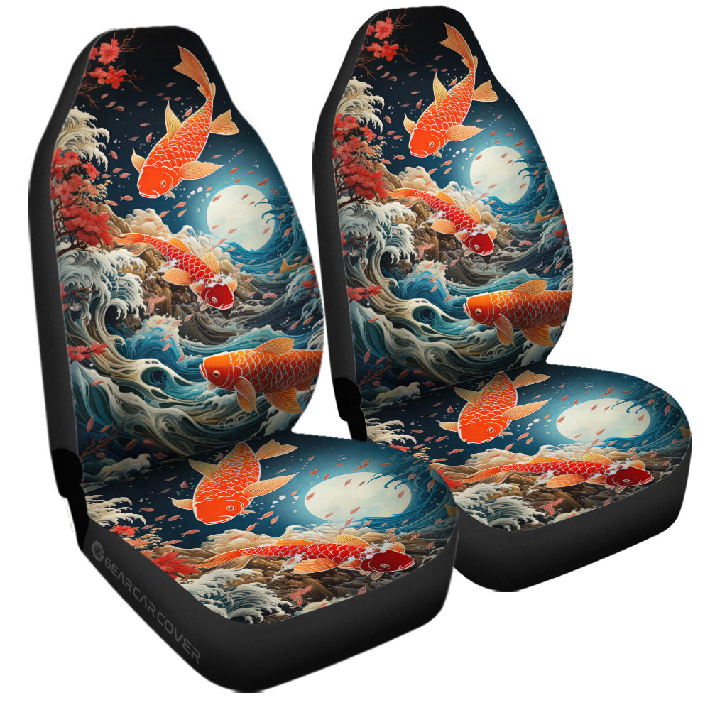 Koi Fish Car Seat Covers Custom Car Accessories - Gearcarcover - 3