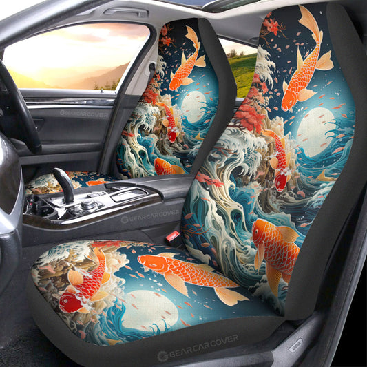 Koi Fish Car Seat Covers Custom Car Accessories - Gearcarcover - 1