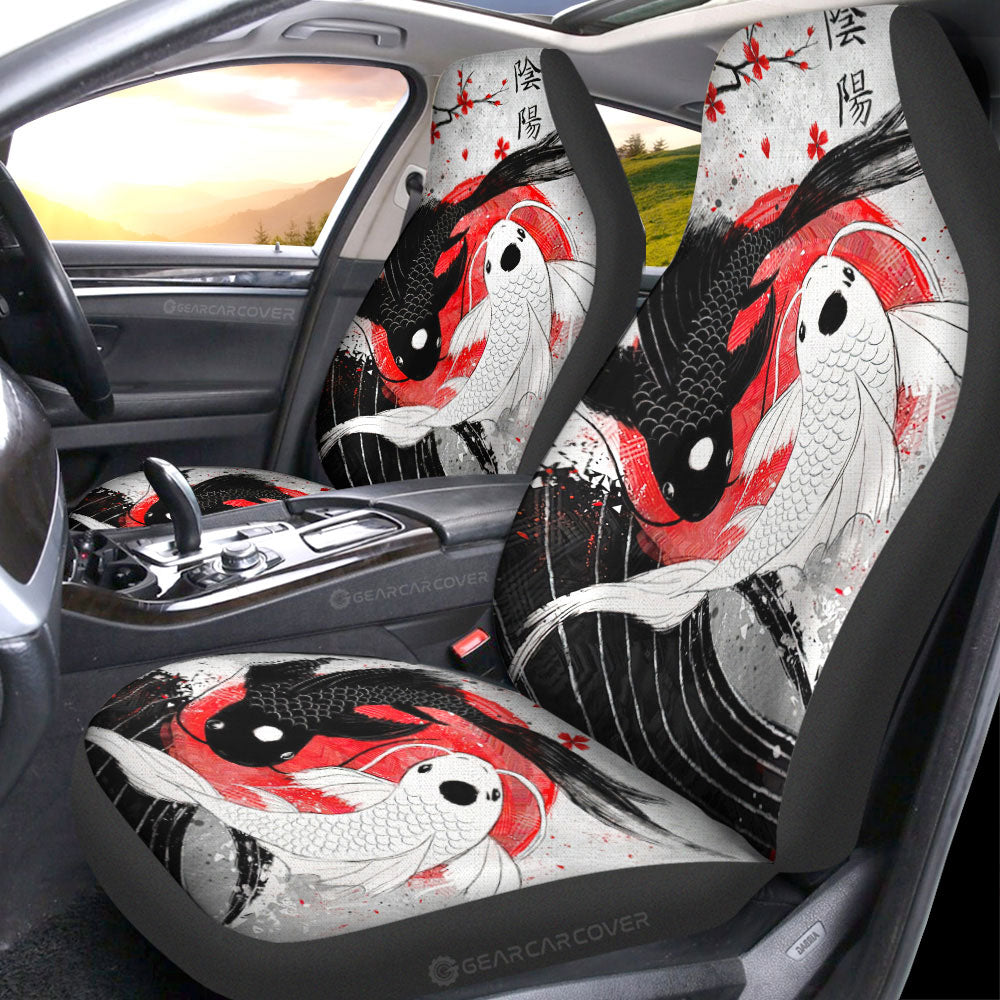 Koi Fish Car Seat Covers Custom Car Accessories - Gearcarcover - 1