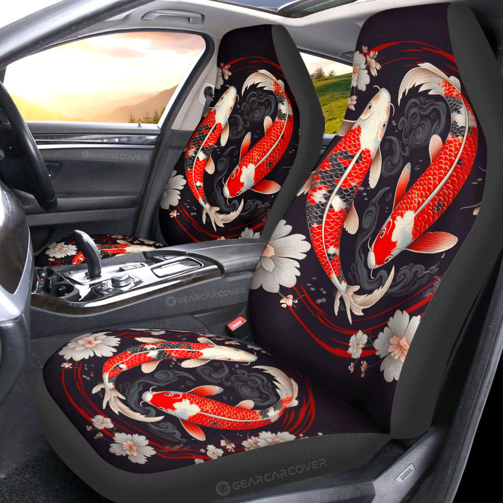 Koi Fish Car Seat Covers Custom Car Accessories - Gearcarcover - 1