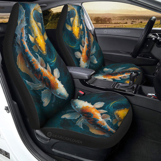 Koi Fish Car Seat Covers Custom Car Accessories - Gearcarcover - 2