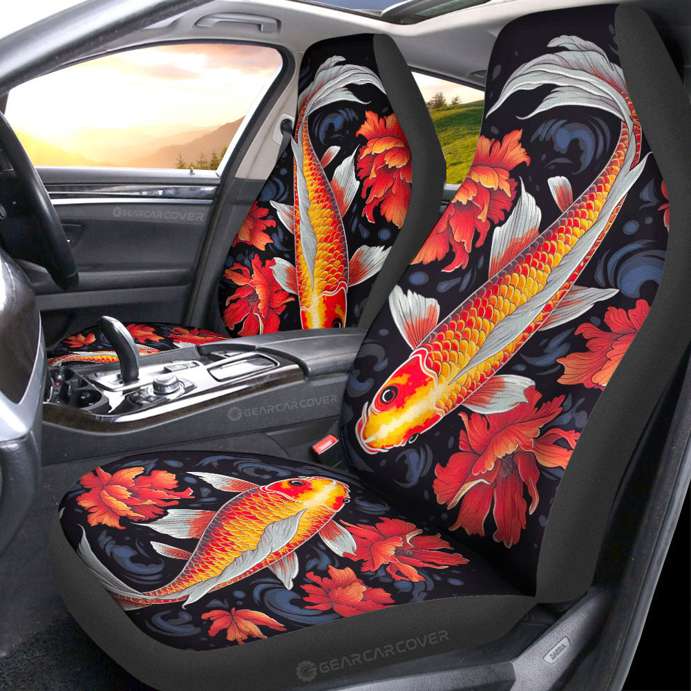 Koi Fish Car Seat Covers Custom Car Accessories - Gearcarcover - 1