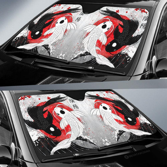 Koi Fish Car Sunshade Custom Car Accessories - Gearcarcover - 2