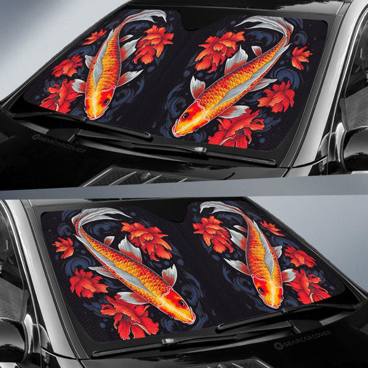 Koi Fish Car Sunshade Custom Car Accessories - Gearcarcover - 2