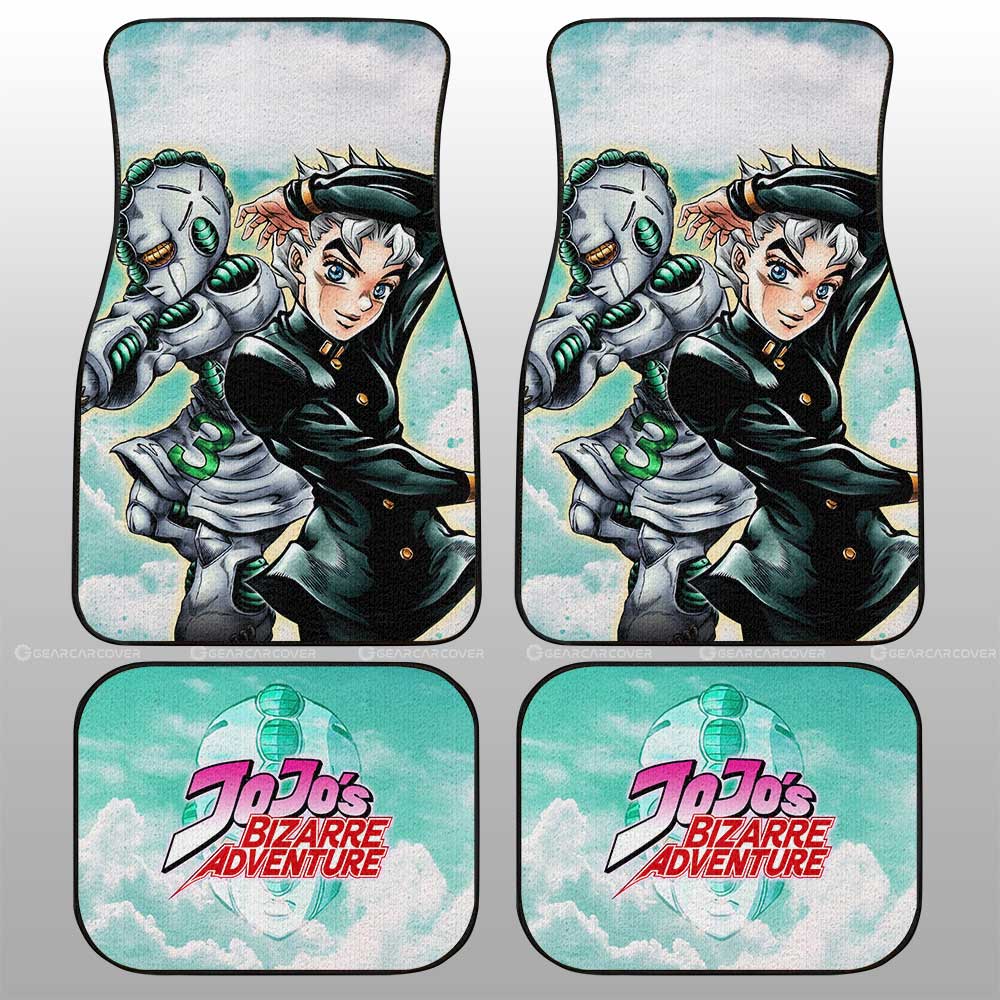 Koichi Hirose Car Floor Mats Custom Bizarre Adventures - Gearcarcover - 1