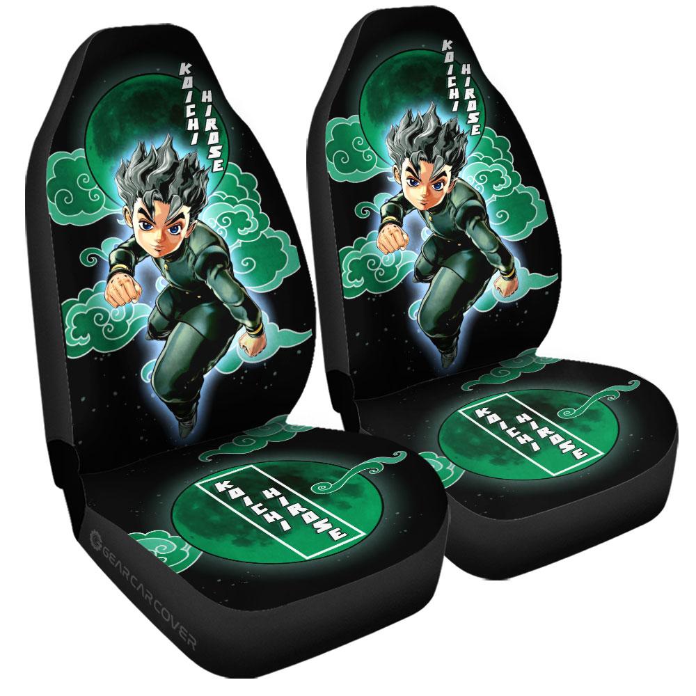 Koichi Hirose Car Seat Covers Custom Bizarre Adventure Car Accessories - Gearcarcover - 3