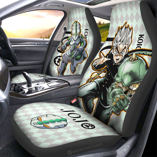 Koichi Hirose Car Seat Covers Custom -Bizarre-Adventure - Gearcarcover - 2
