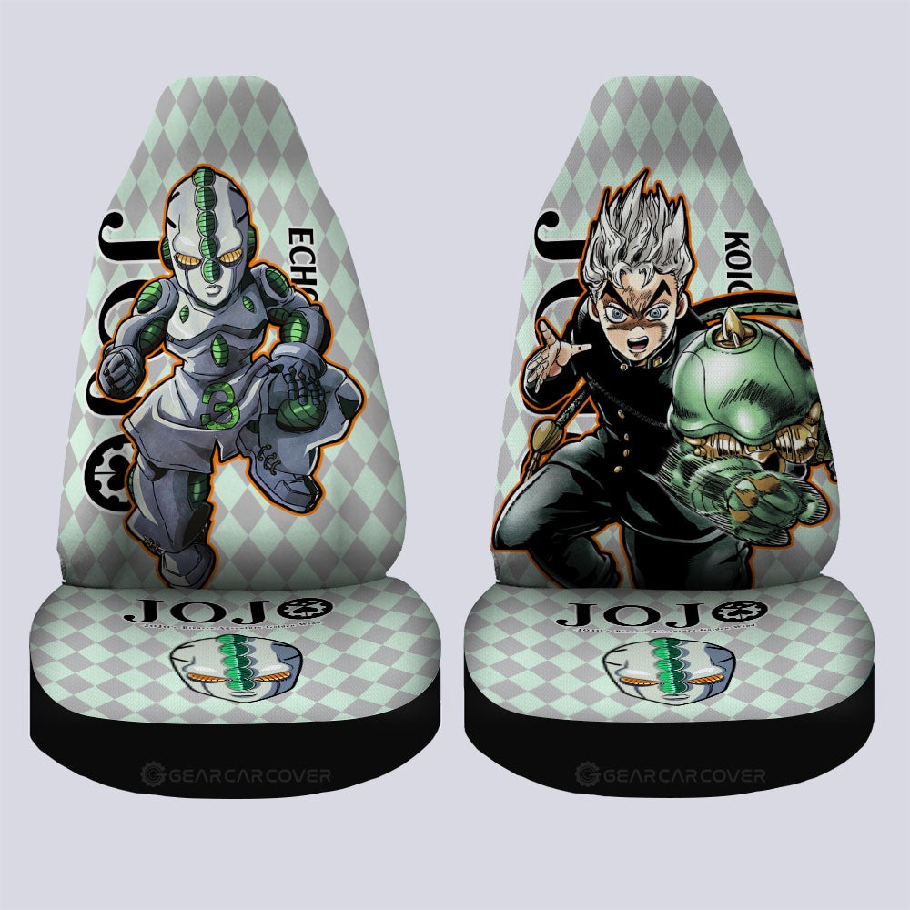 Koichi Hirose Car Seat Covers Custom -Bizarre-Adventure - Gearcarcover - 4