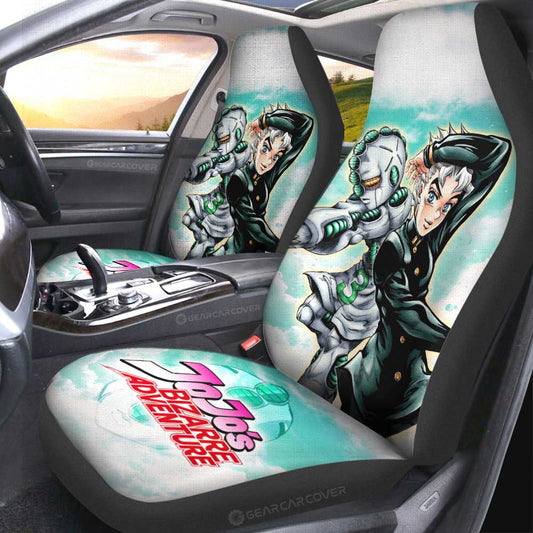 Koichi Hirose Car Seat Covers Custom Bizarre Adventures - Gearcarcover - 2