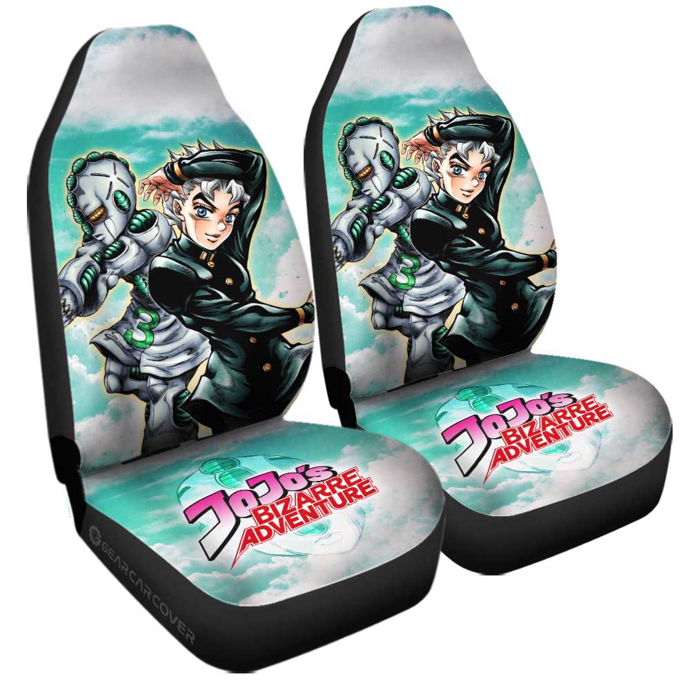 Koichi Hirose Car Seat Covers Custom Bizarre Adventures - Gearcarcover - 3
