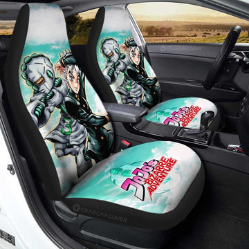 Koichi Hirose Car Seat Covers Custom Bizarre Adventures - Gearcarcover - 1