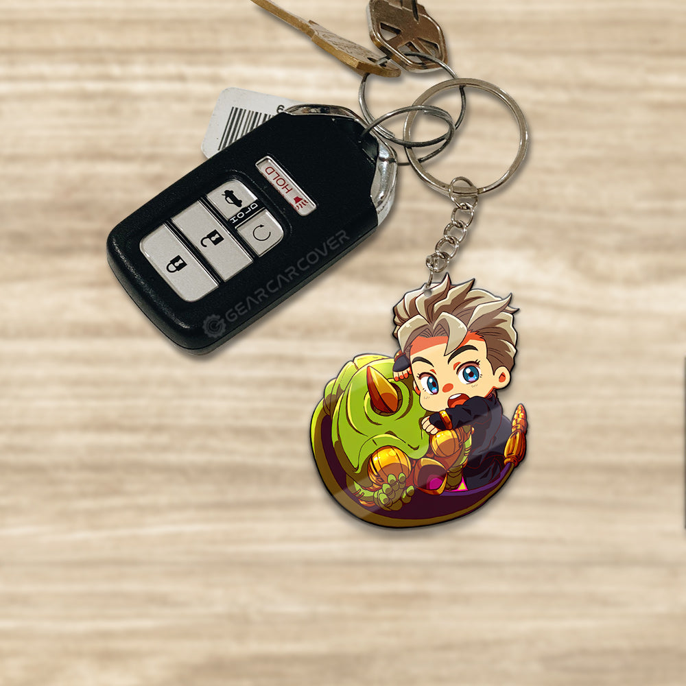 Koichi Hirose Keychain Custom Bizarre Adventure Car Accessories - Gearcarcover - 1