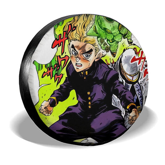 Koichi Hirose Spare Tire Covers Custom Bizarre Adventure Car Accessories - Gearcarcover - 2