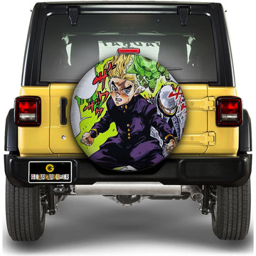 Koichi Hirose Spare Tire Covers Custom Bizarre Adventure Car Accessories - Gearcarcover - 1