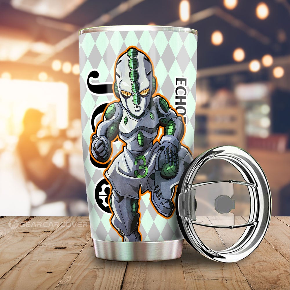 Koichi Hirose Tumbler Cup Custom -Bizarre-Adventure - Gearcarcover - 2