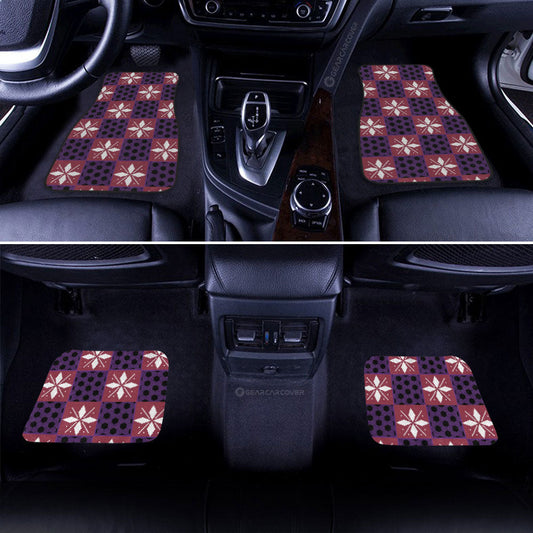 Kokushibo Car Floor Mats Custom Anime Car Accessories - Gearcarcover - 2