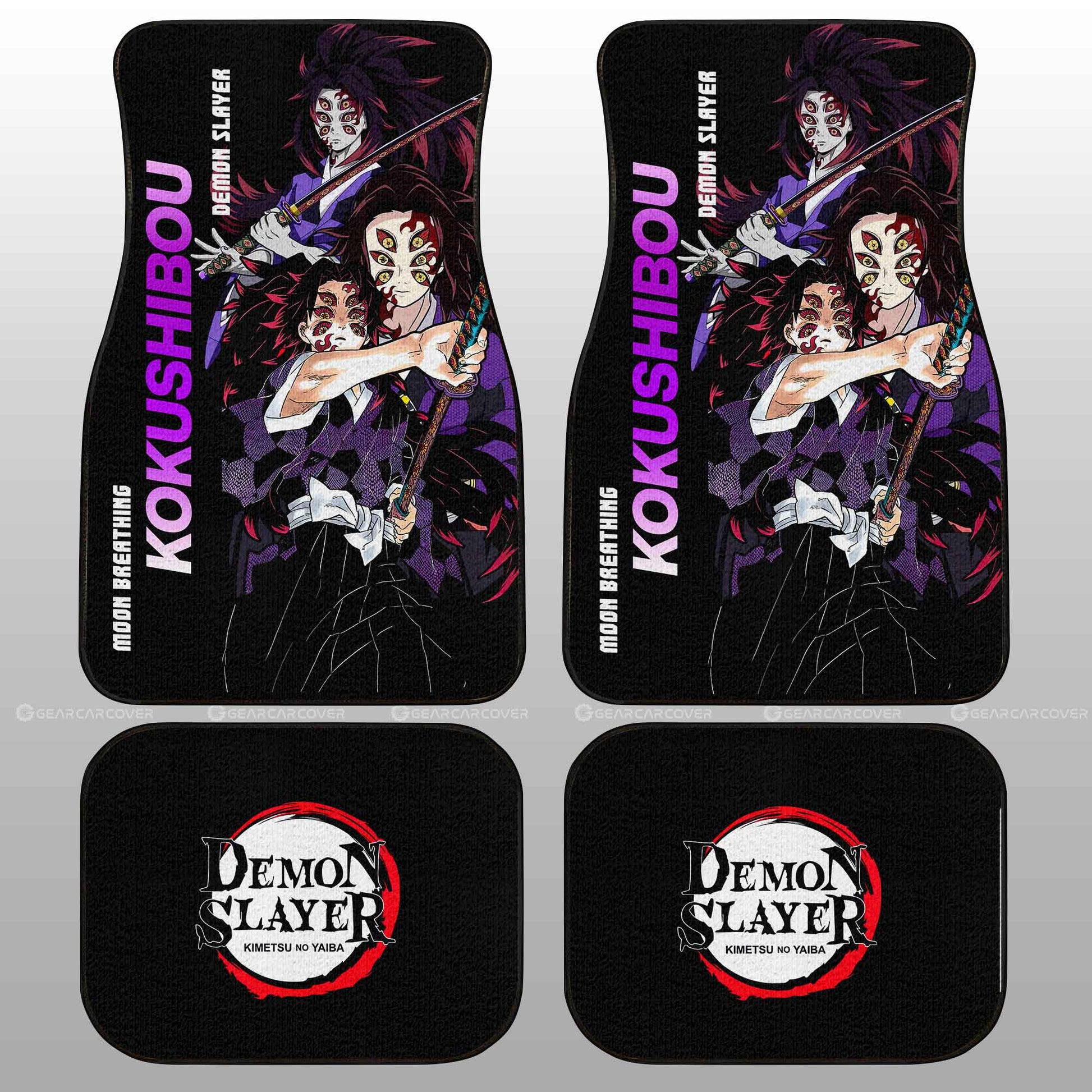 Kokushibou Car Floor Mats Custom - Gearcarcover - 2