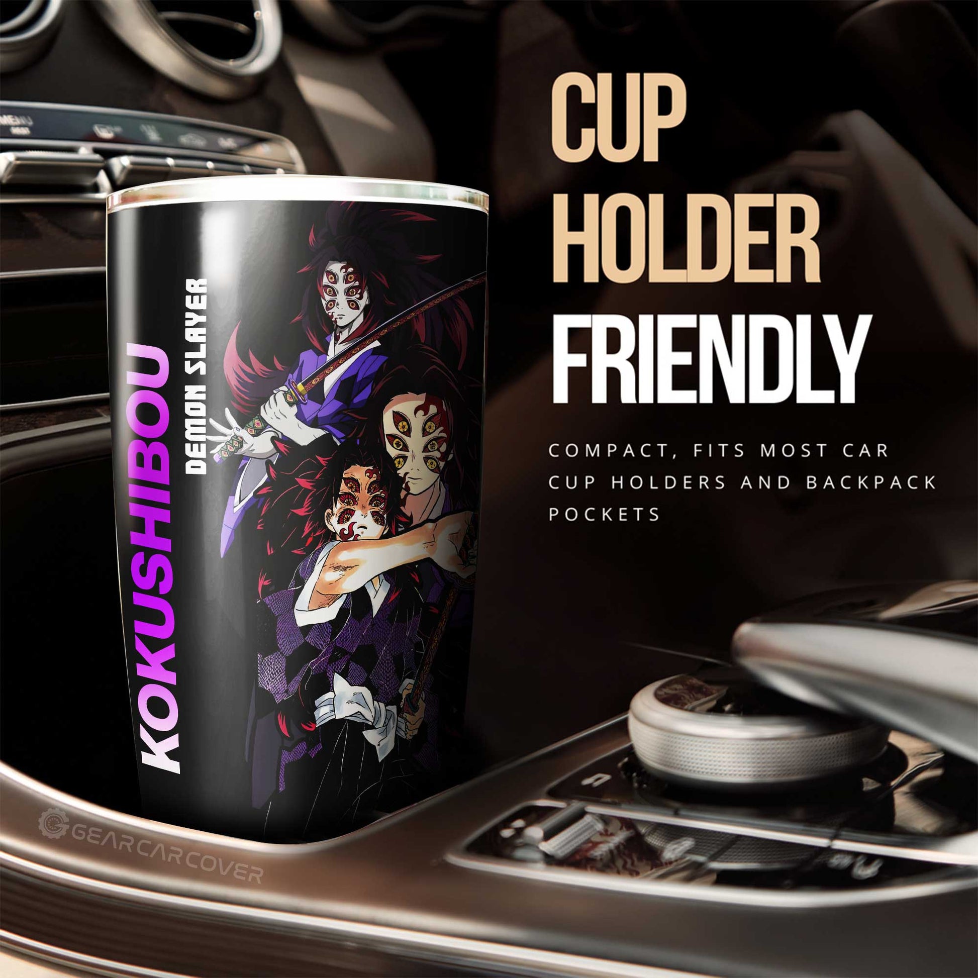 Kokushibou Tumbler Cup Custom - Gearcarcover - 3