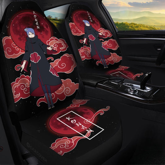 Konan Akatsuki Car Seat Covers Custom Anime Car Accessories - Gearcarcover - 1