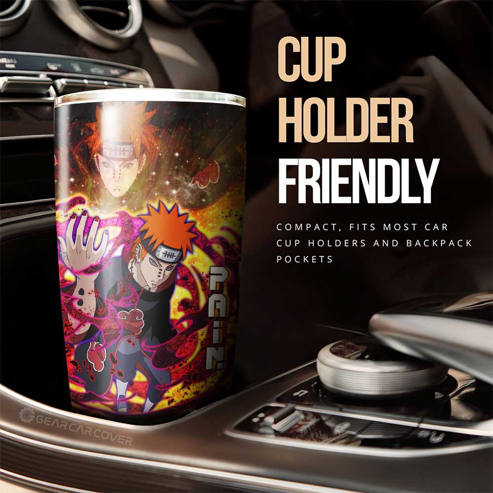 Konan And Pain Tumbler Cup Custom Characters Car Interior Accessories - Gearcarcover - 3