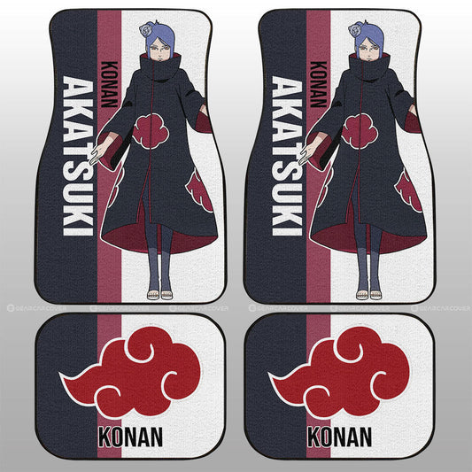 Konan Car Floor Mats Custom Anime Car Accessories - Gearcarcover - 2