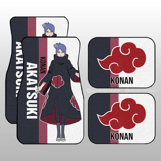 Konan Car Floor Mats Custom Anime Car Accessories - Gearcarcover - 1