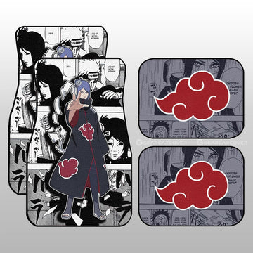 Konan Car Floor Mats Custom Anime Car Accessories Mix Manga - Gearcarcover - 1