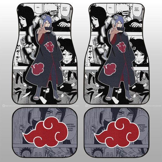 Konan Car Floor Mats Custom Car Accessories Mix Manga - Gearcarcover - 2