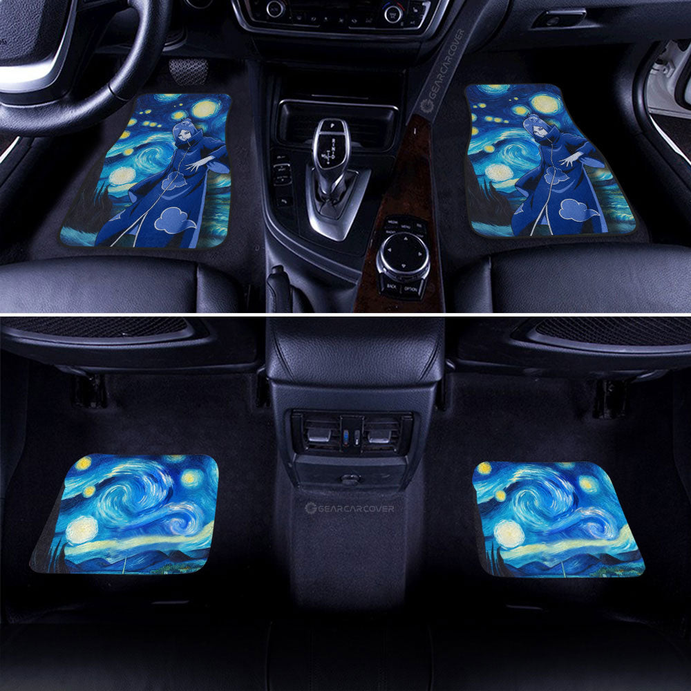 Konan Car Floor Mats Custom Starry Night Styles - Gearcarcover - 2