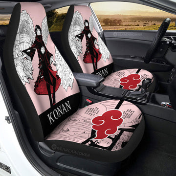 Konan Car Seat Covers Custom Anime Car Accessories Manga Color Style - Gearcarcover - 1