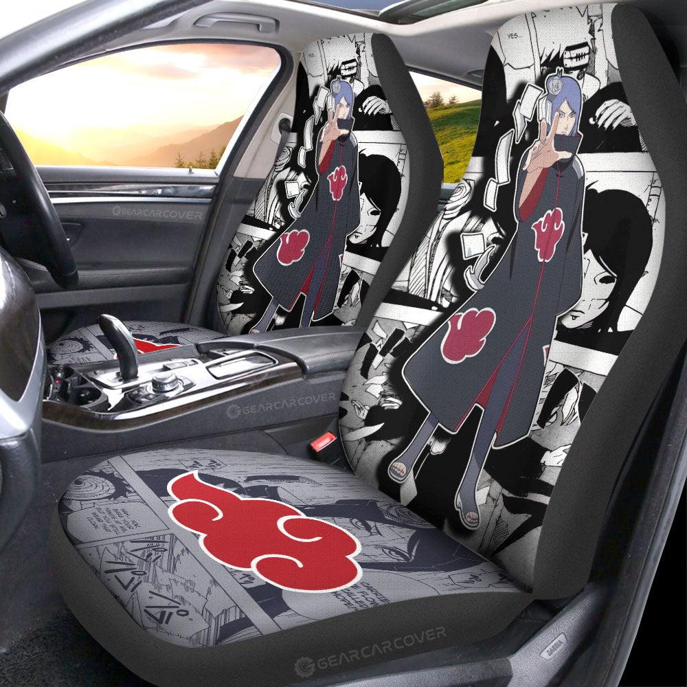 Konan Car Seat Covers Custom Anime Car Accessories Mix Manga - Gearcarcover - 2