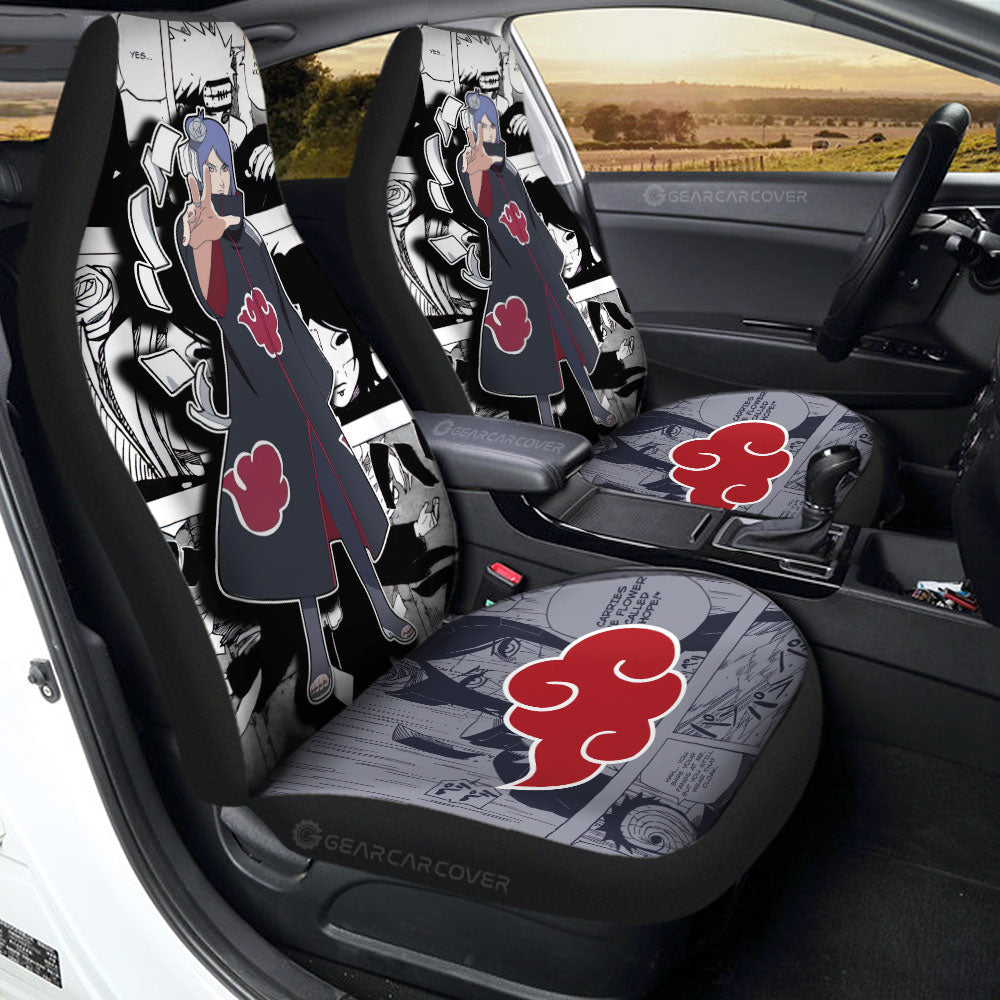 Konan Car Seat Covers Custom Anime Car Accessories Mix Manga - Gearcarcover - 1