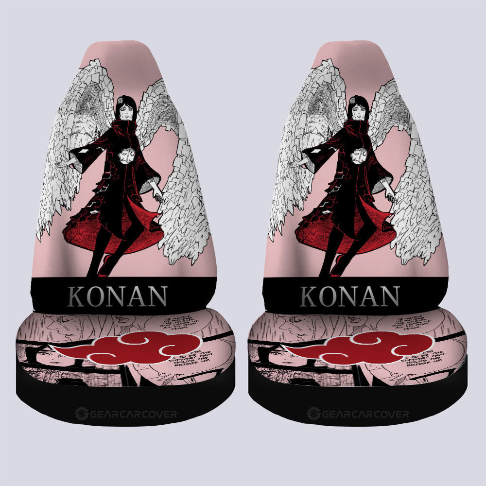 Konan Car Seat Covers Custom Car Accessories Manga Color Style - Gearcarcover - 4