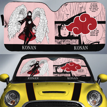 Konan Car Sunshade Custom Anime Car Accessories Manga Color Style - Gearcarcover - 1