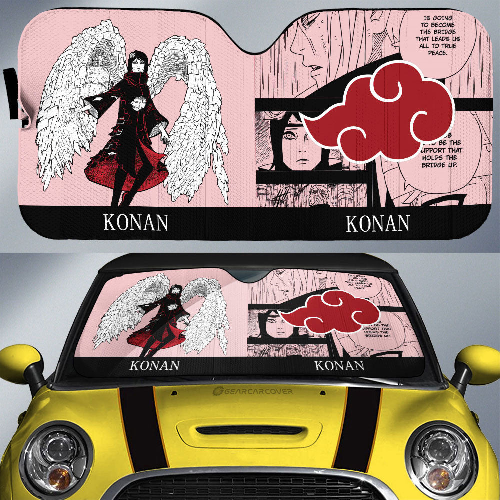 Konan Car Sunshade Custom Car Accessories Manga Color Style - Gearcarcover - 1