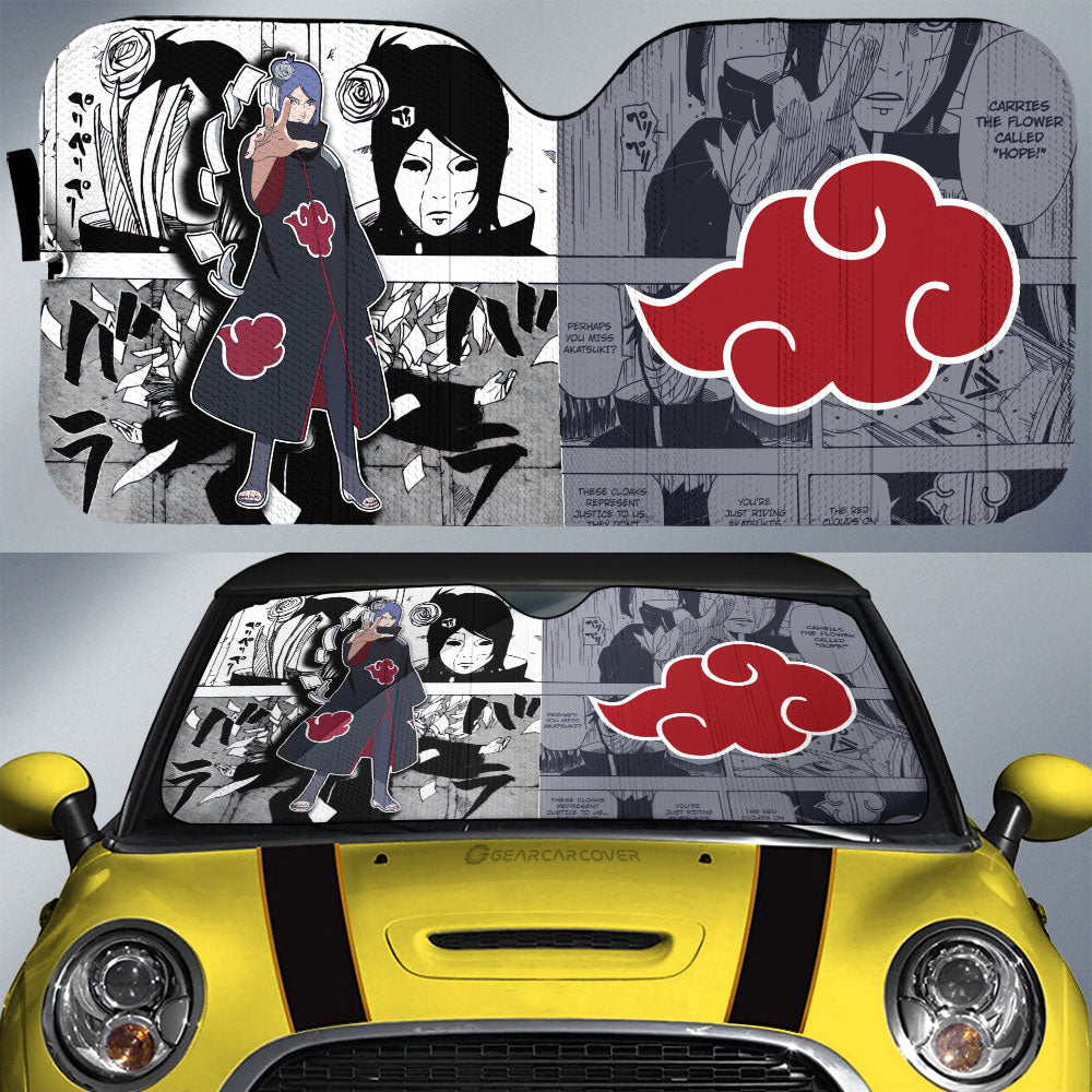 Konan Car Sunshade Custom Mix Manga Car Accessories - Gearcarcover - 1