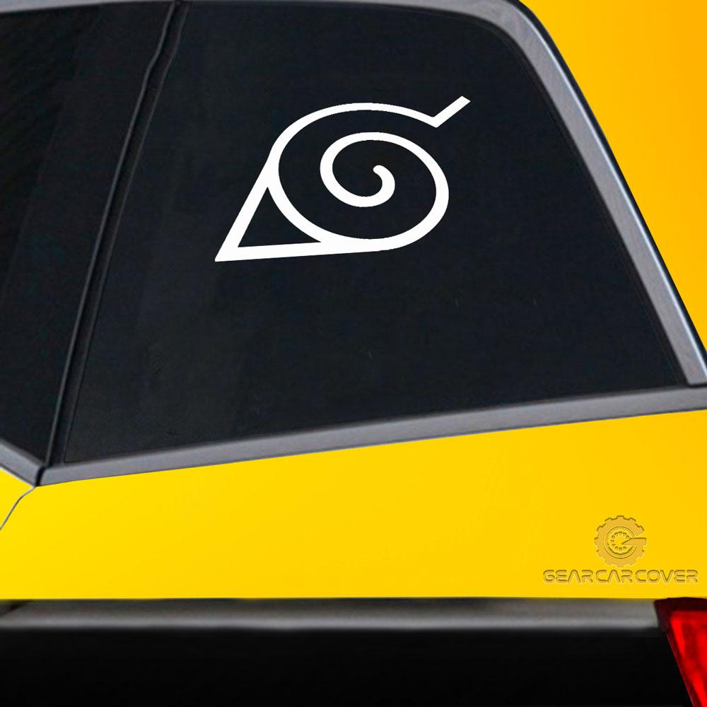 Konoha Symbol Car Sticker Custom Anime Car Accessories - Gearcarcover - 2