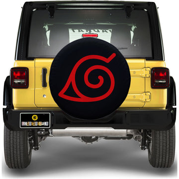 Konoha Symbol Spare Tire Covers Custom Anime Car Accessories - Gearcarcover - 1