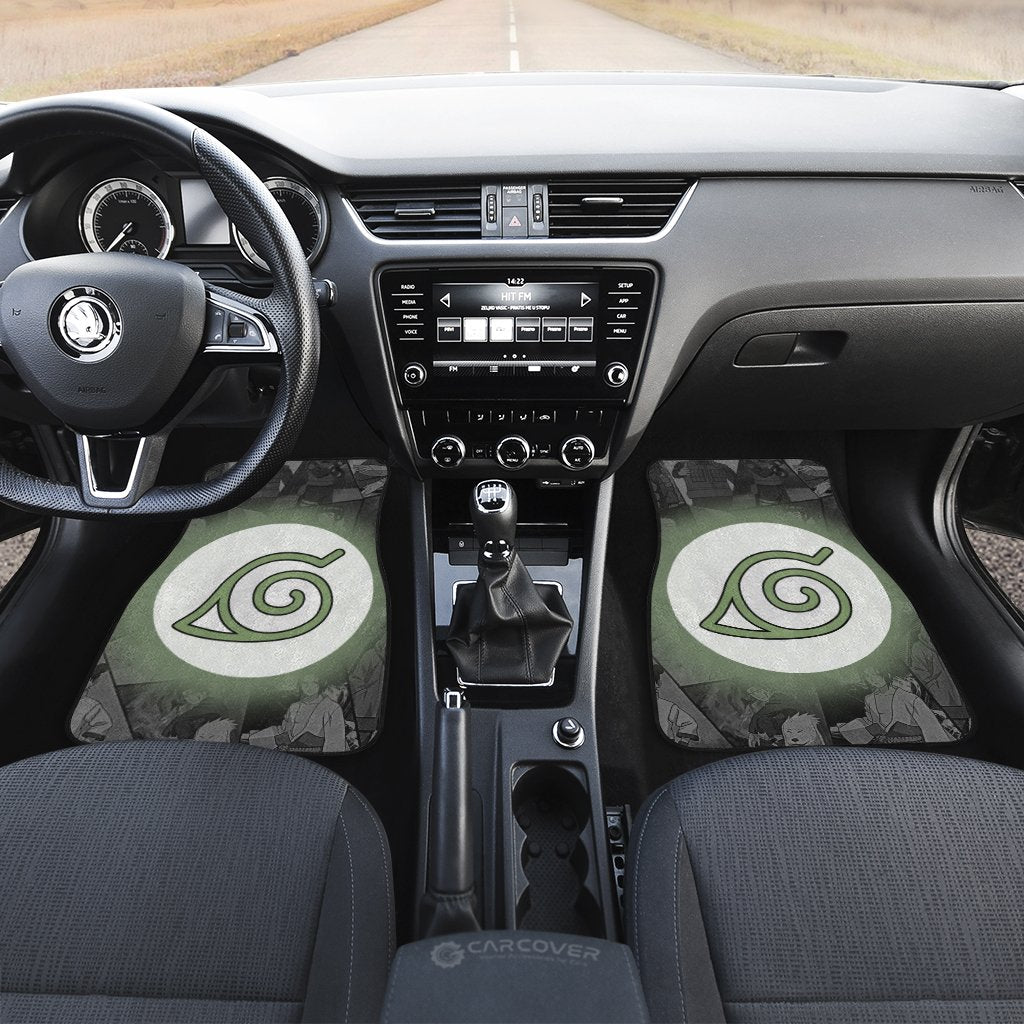 Konohagakure Car Floor Mats Custom Anime Konoha Car Accessories - Gearcarcover - 3