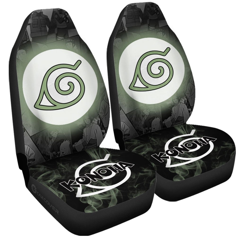 Konohagakure Car Seat Covers Custom Anime Konoha Car Accessories - Gearcarcover - 3