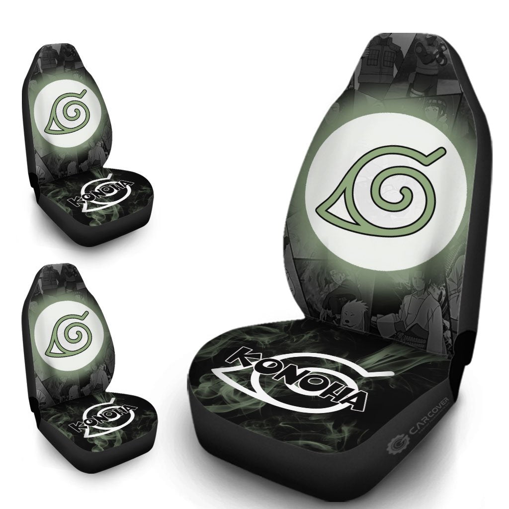 Konohagakure Car Seat Covers Custom Anime Konoha Car Accessories - Gearcarcover - 4