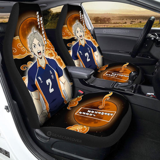 Koshi Sugawara Car Seat Covers Custom For Fans - Gearcarcover - 1